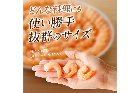 えび好きなあなたに！冷凍えびお届け便【隔月定期便(計3回発送)】えび 海老 むきえび 時短 便利 簡単 冷凍 料理【D5-035】