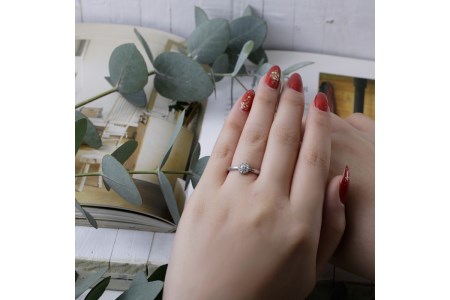 結ハードプラチナ ダイヤモンド0.2ct(スイートテン 婚約指輪 アクセサリー ジュエリー リング 指輪 ハードプラチナ プラチナ 刻印 ダイヤモンド プレゼント 贈り物 結婚記念日)【M62-003】