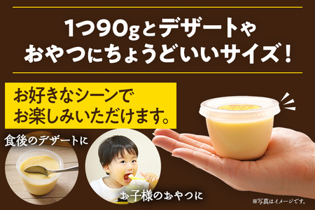 じっくり焼き上げた窯焼きカスタードプリン 12個 スイーツ デザート 冷凍 アイス カラメル 洋菓子 おやつ なめらか 卵 1個90g ティータイム