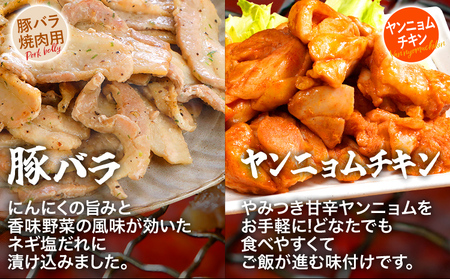 牛肉 豚肉 鶏肉 肉セット 2kg 味付け肉