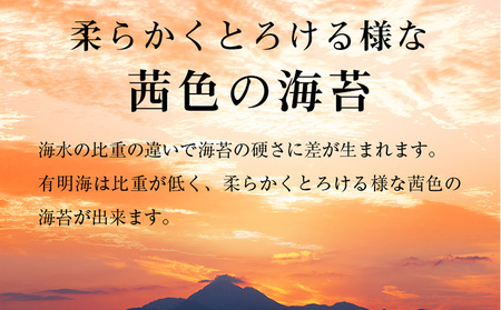 有明海産 味海苔 10切100枚 4本セット 合計400枚  福岡有明のり 海苔 のり 有明海苔 有明 福岡県 福岡 九州 グルメ お取り寄せ