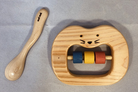 【ギフト用】木のおもちゃ、出産祝いセットＳＲ