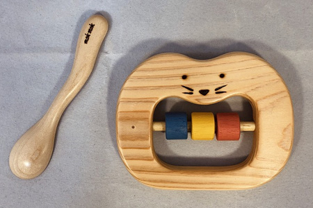 木のおもちゃ、出産祝いセットＳＢ