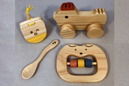 木のおもちゃ、出産祝いセットＳＹ