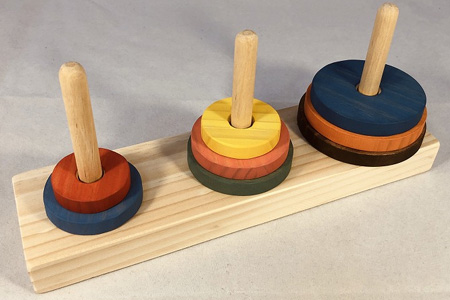 木のおもちゃ脳トレ、パズル・ゲーム３点セットＮＧ