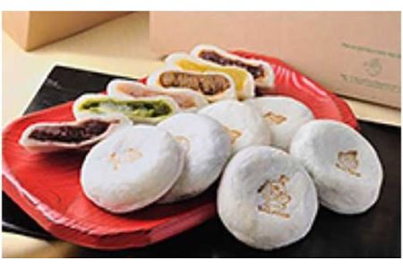 老舗お茶専門店の焼きもち(11種・35個)