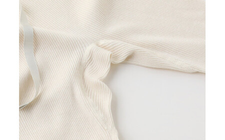 【キナリ M-Lサイズ】hinna ヒンナ ふわリブ オーガニックコットン レギンス