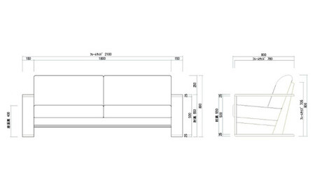 大地 3Pソファ WN インテリア 家具