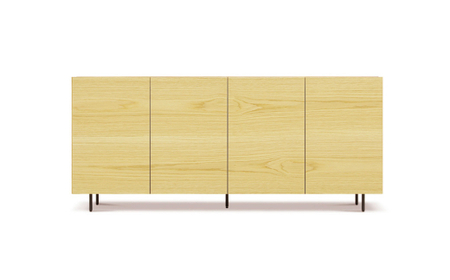 フロート サイドボード 160 【ウォールナット/オーク】 インテリア 天然木