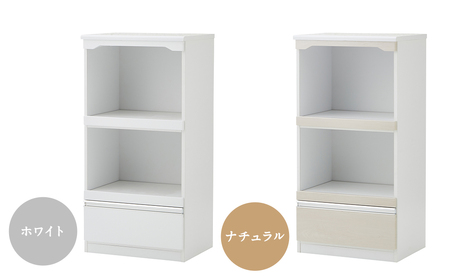 アクアⅡ レンジ台 （ホワイト・ナチュラル）