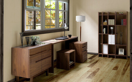 ノコ スツール【ウォールナット／オーク】