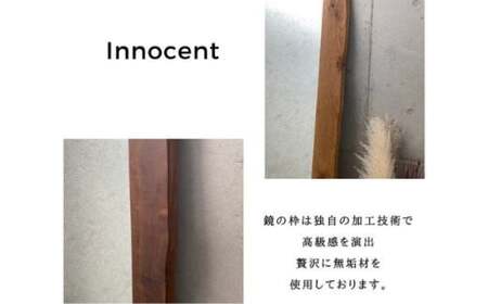 ミラー 75size オーク KAWAGUCHIKAGU オリジナル