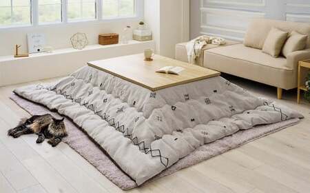 軽くてあったか ハピネスコタツ掛布団 200cm×200cm IV（アイボリー） こたつ掛布団 こたつ布団 こたつ コタツ 炬燵 福岡県 柳川市