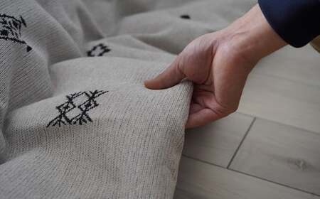 軽くてあったか ハピネスコタツ掛布団 200cm×200cm IV（アイボリー） こたつ掛布団 こたつ布団 こたつ コタツ 炬燵 福岡県 柳川市