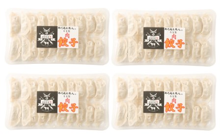 柳川産 博多和牛 手作り餃子 計80個 20個×4パック
