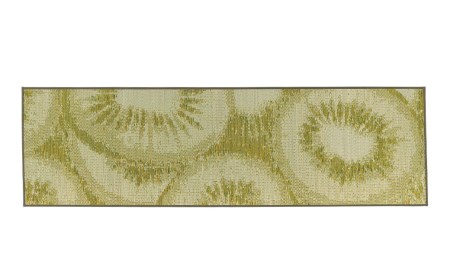 い草 キッチンマット Fデザート 60×180cm(キウイ/レモン)
