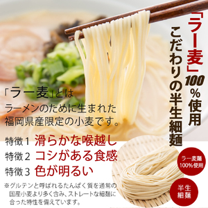 博多とんこつラーメン1食【メール便】 ラーメン 豚骨ラーメン 豚骨 ラー麦 博多豚骨 半生麺 早茹で1分 ポスト投函 ストロンガー製法 細麺 アウトドア ソロキャンプ お土産 プチギフト 小麦 福岡 八女 200-005