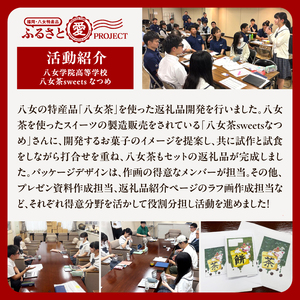 お茶モナカの宝箱【ふるさと愛プロジェクト】 茶 お茶 日本茶 八女茶 煎茶 和紅茶 もなか 最中 お餅 餅 大納言 小豆 あずき あんこ 和菓子 セット 家族団らん ギフト 贈り物 プレゼント 福岡県 八女市 211-FP