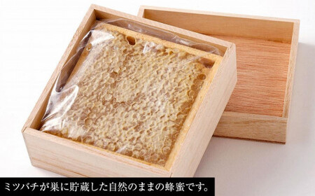 はちみつ 「極（キワミ)巣みつ」 蜜蜂が巣に貯蔵したままの蜂蜜です 310g 巣蜜 蜂蜜 ハチミツ コムハニー 国産 デザート 数量限定 ビタミン ミネラル ギフト 贈答品 プレゼント 箱入り 001-034