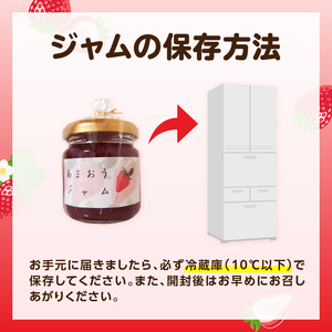 福岡県八女産 あまおう苺ジャム ２００g×３本　001-055