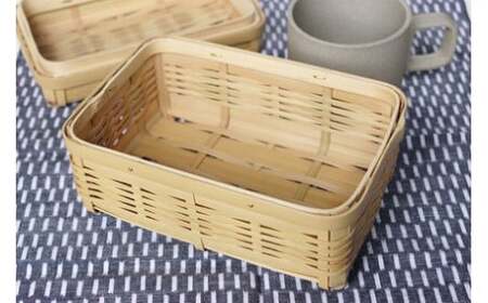 石田淳 行楽お弁当籠(一段) 034-001