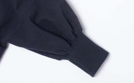 KAPPOGI-085【割烹着:身丈85cm】無地 ネイビー 034-016-NY