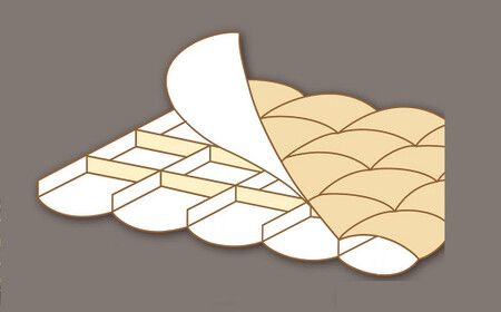 羽毛 掛布団 (旅館オリジナル) シングル増量 1.3kg