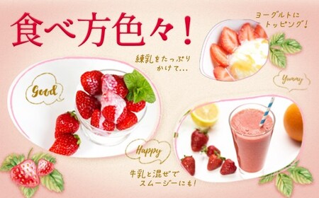 いちご 「あまおう」 約270g×8パック 計約2160g 苺 イチゴ 果物 フルーツ 【2026年2月上旬～2026年3月下旬順次発送予定】