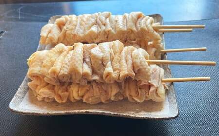 ジャンボ焼き鳥 ［鶏皮10本］100g×10本 計約1kg 焼きとり やきとり とりかわ 冷凍 ダルム屋