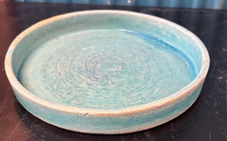 プレート （ 青 ） 1枚 インテリア 雑貨 日用品 日用雑貨 陶器 お皿 皿 シンプル 平皿 食器