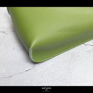 maf pinto (マフ ピント) ミニショルダー バッグ サコッシュ コンパクト グリーンティー ADRIA LINE レザー 本革 メンズ レディース ユニセックス 日本製