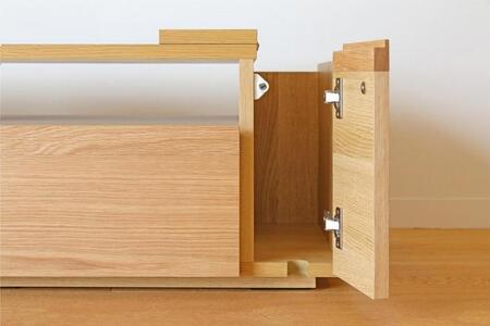 【開梱設置】高野木工 パタン150TVボード ホワイトオーク【10年保証】