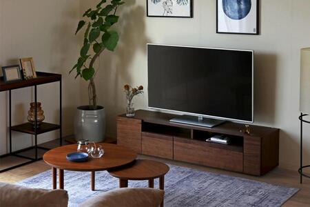 【開梱設置】高野木工 パタン 150TVボードウォルナット【10年保証】