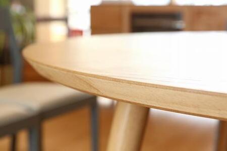 【開梱設置】高野木工 MALLOON マルーン ダイニングテーブル 直径120cm ホワイトオーク【10年保証】