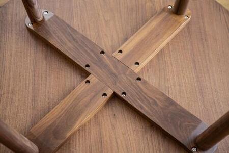 【開梱設置】高野木工 MALLOON マルーン ダイニングテーブル 直径120cm ウォルナット【10年保証】