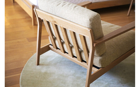 【開梱設置】高野木工 CEBU セブ ソファ 1人掛け オーク 【10年保証】