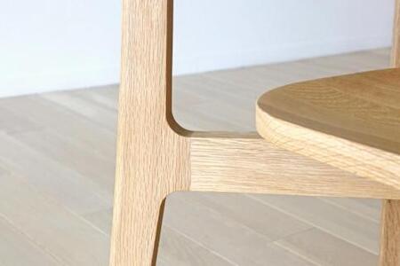 【開梱設置】高野木工 リアルト チェア ホワイトオーク 生地:CHART3 モクランイエロー【10年保証】