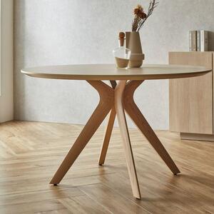 【 ME 】120cmラウンドテーブル(K-6203KN)【脚NEWcolor white】