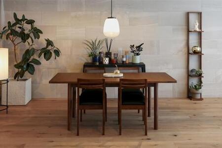 【開梱設置】高野木工 ORP オープ伸長式ダイニングテーブルW160~W200cm ウォルナット【10年保証】