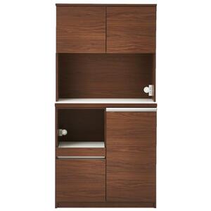 キッチンボード 【セイル 90】 ウォールナット