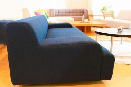【完成品・配送設置込み】3人掛けソファNOVA ネイビー:幅200cm /