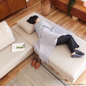 ミゲル ソファ 180cm 3人掛け アイボリー【モーブル】【大川家具】