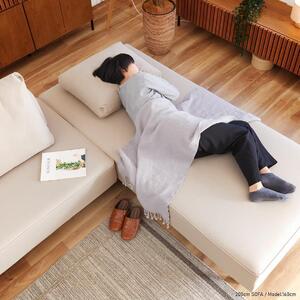 ミゲル ソファ 200cm 3人掛け アイボリー【モーブル】【大川家具】