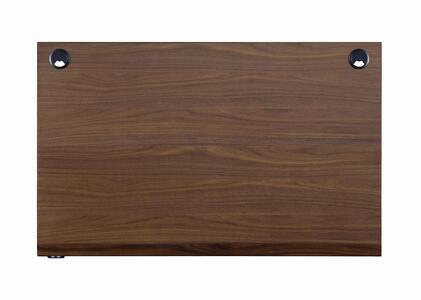 昇降デスク アルト120 ウォールナット 天然木 電動 キャスター無