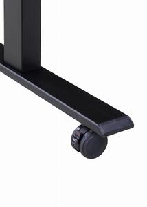 昇降デスク アルト140 ウォールナット 天然木 電動 キャスター有