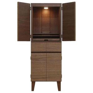 モダン仏壇 13×38号【カラー:ウォールナット】