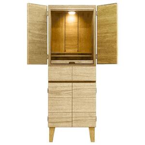 モダン仏壇 13×38号【カラー:ホワイトオーク】