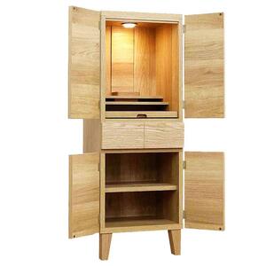 モダン仏壇 13×38号【カラー:ホワイトオーク】