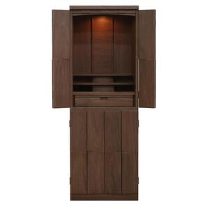 モダン仏壇 16×46号【カラー:ウォールナット】