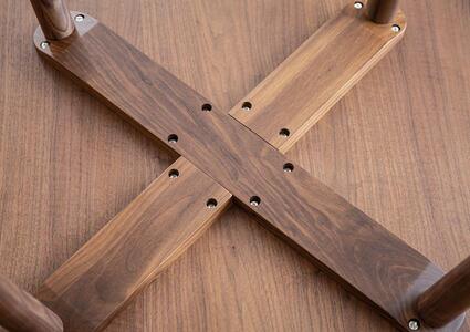 【開梱設置】高野木工 MALLOON マルーン ダイニングテーブル 直径90cm ウォルナット【10年保証】